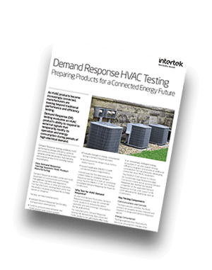 Demand Response Testing for HVAC Products | Fact Sheet